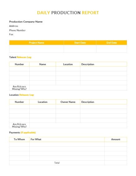 Daily Report 22 Examples Format Pdf Examples