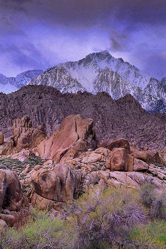 Lone Pine Peak From The Alabama Hills Eastern Sierra California