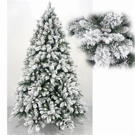 Wholesale Decorative Floked Snowing Pvc Artificial Christmas Tree Christmas Decoration