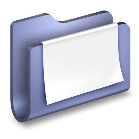 Documents Blue Folder Icon Free Download As Png And Ico Formats