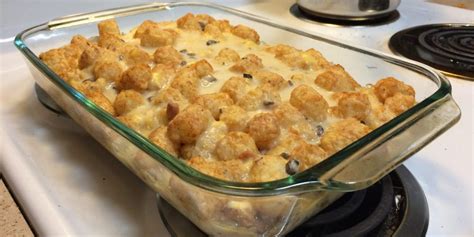 How to make cheeseburger tater tot casserole. Tater Tot Casserole Recipe | Tater tot casserole recipes ...