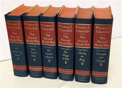 The Second World War Chartwell Edition By Winston Churchill At 1stdibs