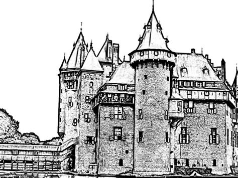 How to draw a castle. Pencil drawings Charcoal drawings and Art galleries ...