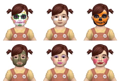 Hi Wcif The Smeared Makeup On The Toddlers Face Love 4 Cc Finds