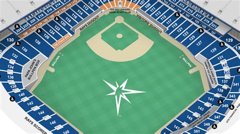 Tropicana Field Seating Diagram Two Birds Home