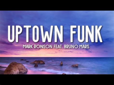 Bruno Mars Uptown Funk Lyrics A Youtube Music Break