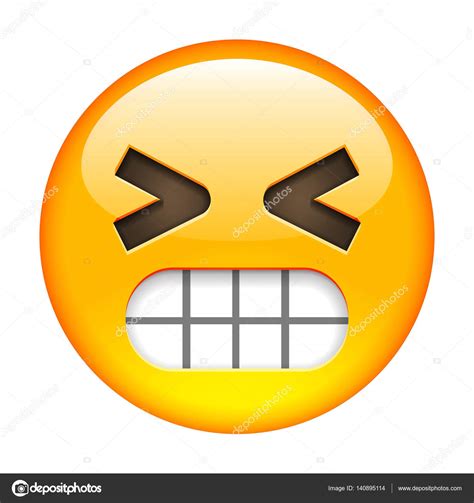 Happy Emoticon Avec Des Dents Image Vectorielle Par Ober Art