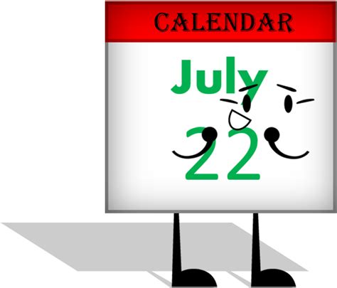 Calendar By Dawnobjectfan July 17 Clipart Full Size Clipart