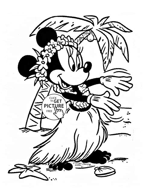 Luau Free Coloring Pages - Coloring Home