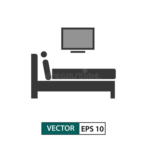 Watching Tv Bed Stock Illustrations 129 Watching Tv Bed Stock