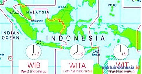 Inilah Cakupan Wilayah Zona Waktu Indonesia Waktu Indonesia