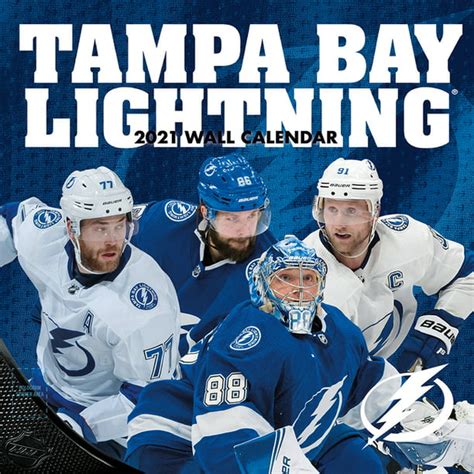 Tampa Bay Lightning 2021 12x12 Team Wall Calendar Other