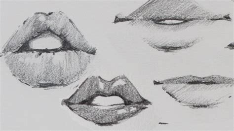 How To Draw Lips Traditional Or Manga Youtube