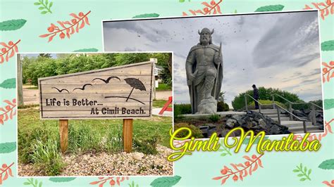 Explore Gimli Canada Gimli Beach Viking Park Winterpegangel Youtube