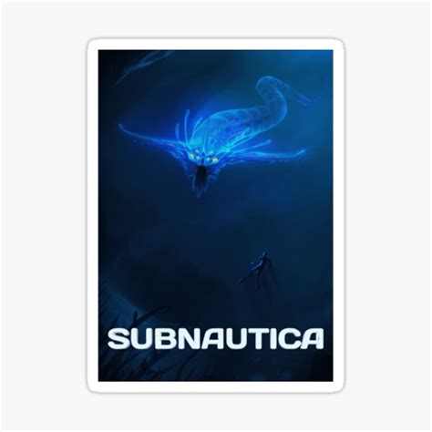 Subnautica Ghost Leviathan Poster Classic Sticker For Sale By