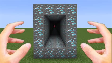Diamond Ore Portal Real Life In Minecraft Realistic Youtube