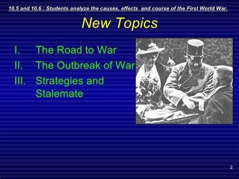 Unit 6 Topic 2 The Road To War Notes 2