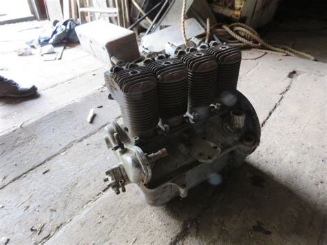 Lot 30z Rare Henderson Motorcycle Cutaway 4 Cylinder Motor