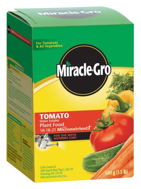 Miracle Gro Miracle Gro Water Soluble Tomato Plant Food The Home