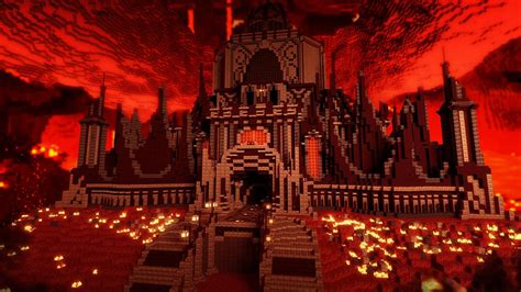 Herobrine Nether Mansion Minecraft Minecraft Creations Minecraft Castle