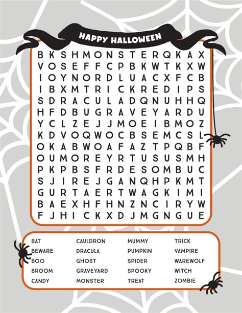 Halloween Wordsearch