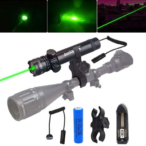 Tactical Green Hunting Laser Dot Sight 532nm Laser Pointer Rifle Weapon