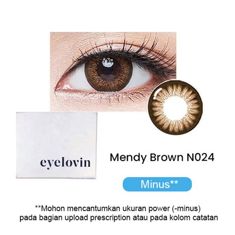 Eyelovin Neo Cosmo Mendy Brown N024 Color Softlens Minus Kegunaan