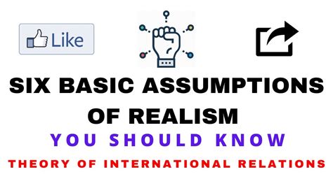 6 Key Assumptions Of Realism In International Relations Theory Youtube
