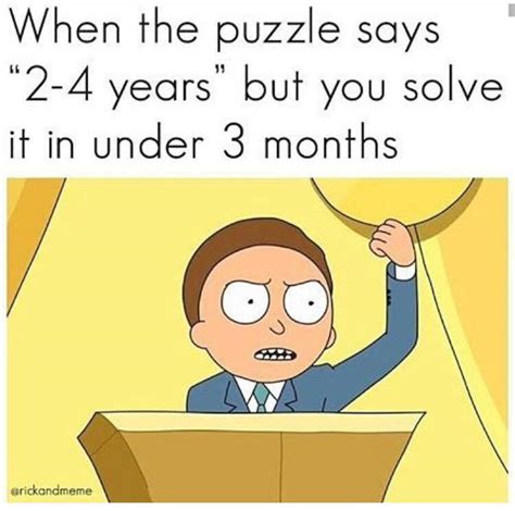 Also comes with a limited. morty solves puzzle