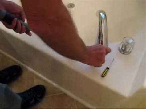 Faucet installation costs $120 to $300 on average, including removing and replacing an old faucet and adjusting the water lines. Faucet Repair : How to Replace a Garden Tub Faucet ...