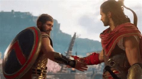 Spartan Handshake Gif Spartan Handshake Discover Share Gifs My XXX