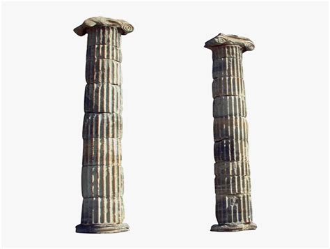 Clip Art Ancient Greece Column Ancient Greek Pillars Transparent Hd