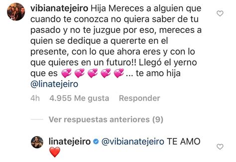 Así Reaccionó La Mamá De Lina Tejeiro A Foto De Su Hija Con Su Nuevo Amor Canal 1