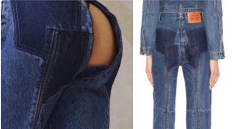 These Jeans Unzip In The Back To Reveal Your Entire Butt