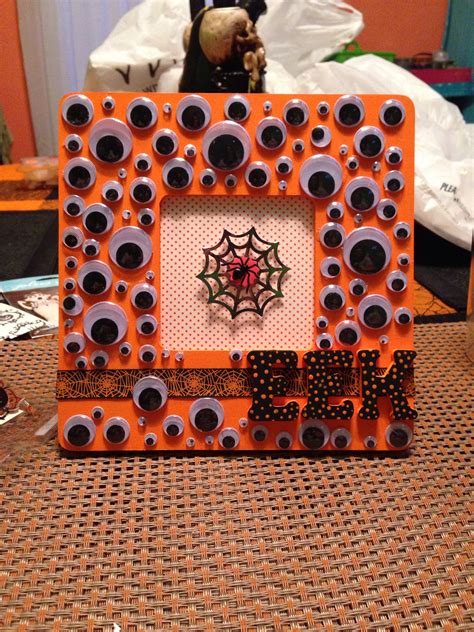 Halloween Framed Art with Michaels Unfinished Frame