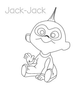 Our free pirate coloring pages are ideal for children who are looking for a creative activity to do in their spare time. The Incredibles Jack-Jack Coloring Pages | Playing Learning