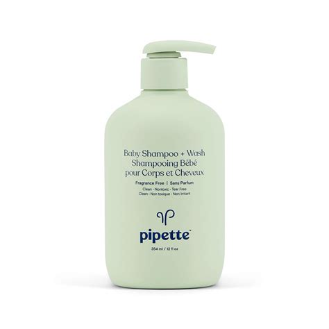 Pipette Baby 12 Fl Oz Fragrance Free Baby Shampoo And Wash