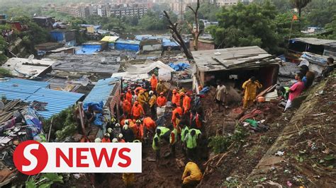 At Least 30 Killed In Mumbai Landslides Youtube