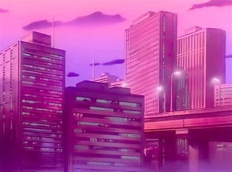Pink Anime City Tumblr