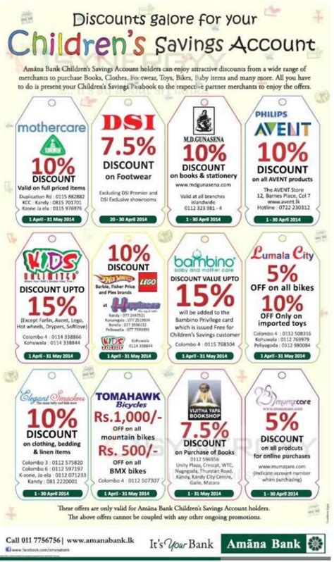 Discounts Galore For Your Childrens Savings Account At Amana Bank