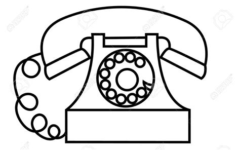 Black And White Telephone Clipart 20 Free Cliparts Download Images On