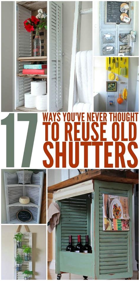 17 Ways Youve Never Thought To Reuse Old Shutters