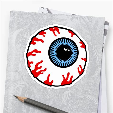 Free shipping on orders over $25 shipped by amazon. "Eyeball" Sticker by KH-Designs | Redbubble