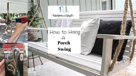 How To Hang A Porch Swing In Four Easy Steps Youtube
