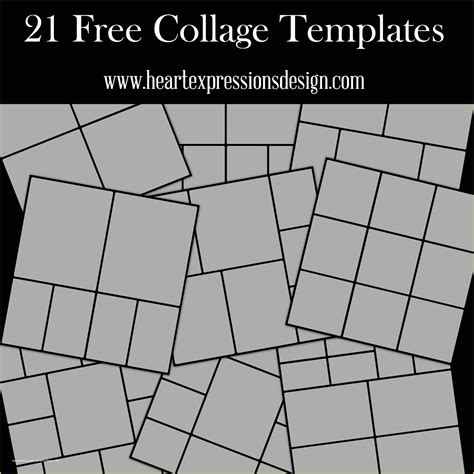 Collage Templates For Photoshop Free Printable Templates