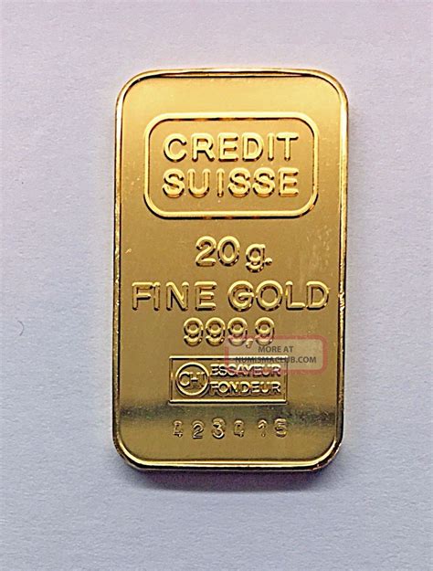 20 Gram Credit Suisse Gold Bar Sexivacation
