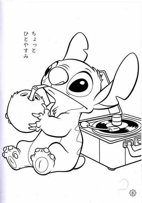 Free Coloring Pages Of Baby Disney Characters At