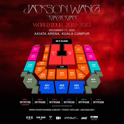 jackson wang s kuala lumpur concert tickets and seating plan revealed