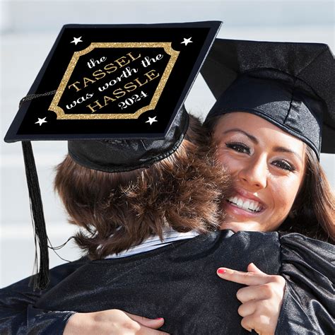 Big Dot Of Happiness Tassel Worth The Hassle Gold 2024 Graduation