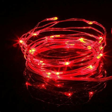 Micro Led String Lights Copper Wire Battery Powered Fairy Light